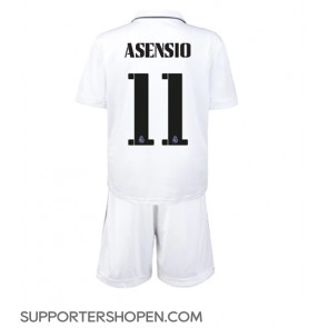 Real Madrid Marco Asensio #11 Hemmatröja Barn 2022-23 Kortärmad (+ korta byxor)